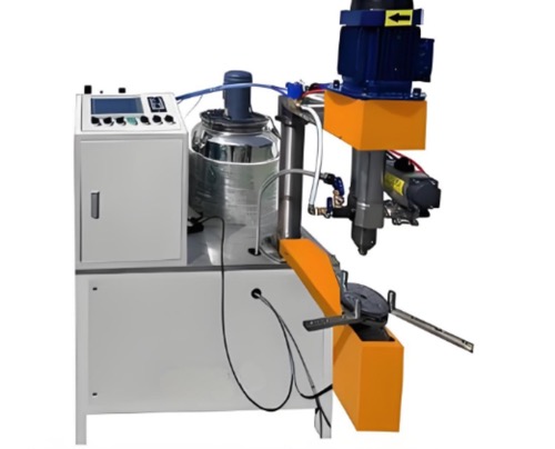 Filter end cover gluing machine Filter element gluing machine End cap gluing machine Filter gasket pouring machine Double head end cap gluing machine