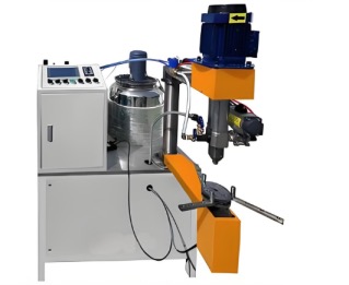 Filter end cover gluing machine Filter element gluing machine End cap gluing machine Filter gasket pouring machine Double head end cap gluing machine