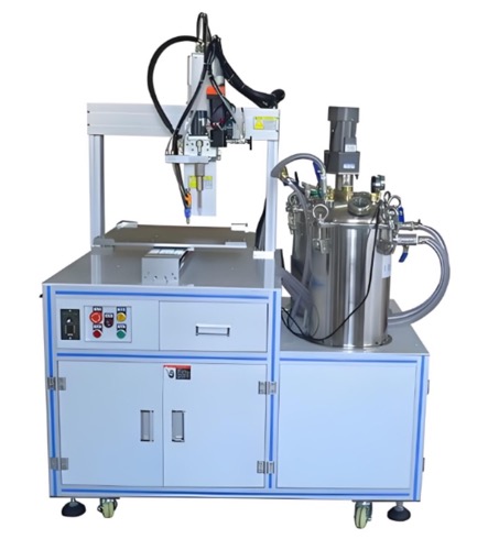 Filter end cover gluing machine Filter element gluing machine End cap gluing machine Filter gasket pouring machine Double head end cap gluing machine
